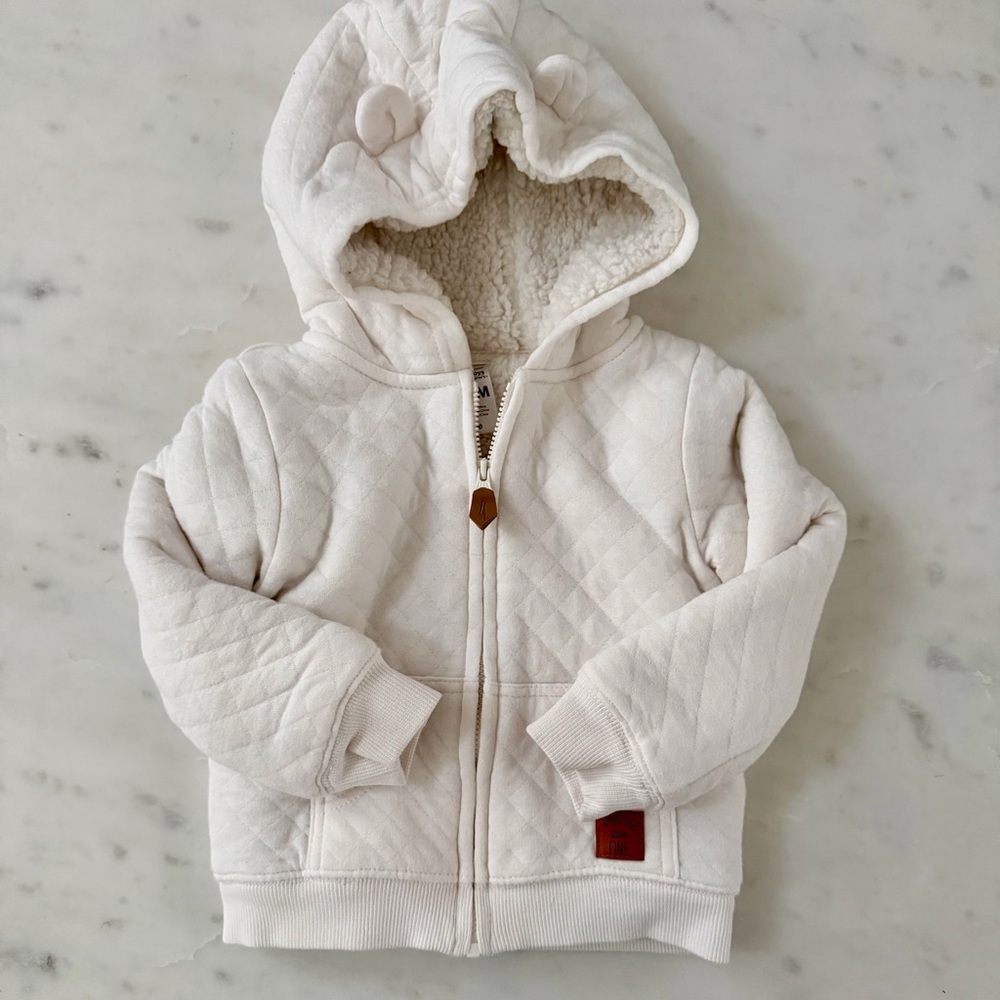 Simple Joy by Carters - Quilted Cream Jacket